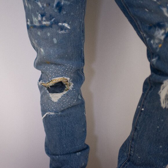 Upcycled Levi’s 501 S Jeans – One of a Kind - Picture 3 of 5